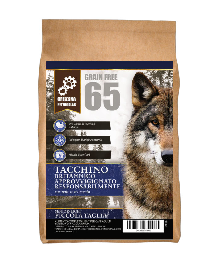 Crocchette light Grain Free, con un contenuto ridotto di grassi per aiutare il tuo cane a mantenere un peso sano