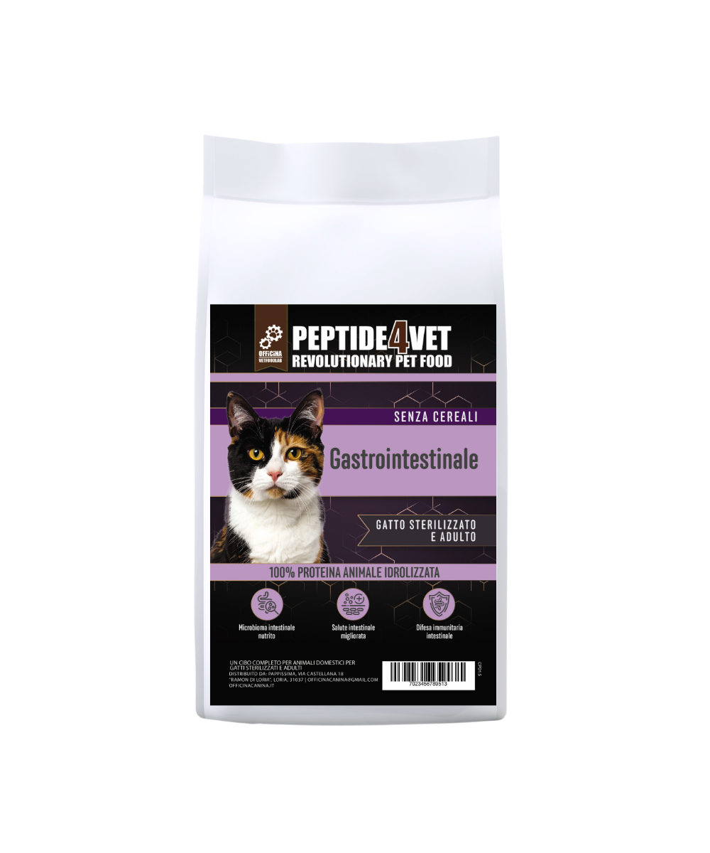 Crocchette per gatto sterilizzato al salmone e pesce bianco
