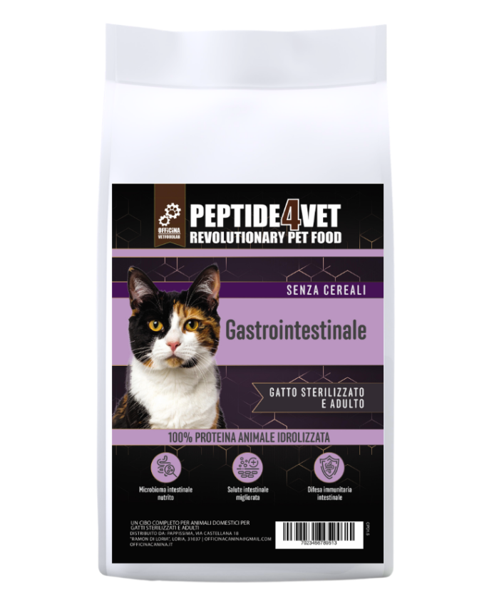 Crocchette per gatto sterilizzato al salmone e pesce bianco