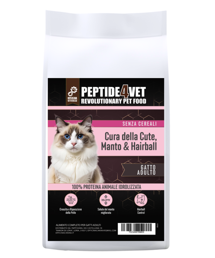 Crocchette per gatto sterilizzato al salmone e pesce bianco