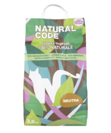 Natural Code Lettiera Vegetale Neutra 3,8 e 8,0 lt