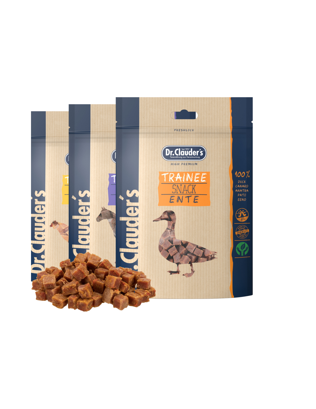 DR CLAUDERS - CUBETTI TRAINEE SNACK POLLO 80 GR
