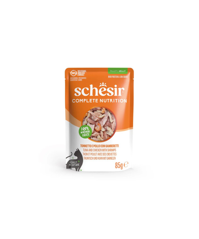 Schesir Tonnetto e Pollo con Gamberetti jelly