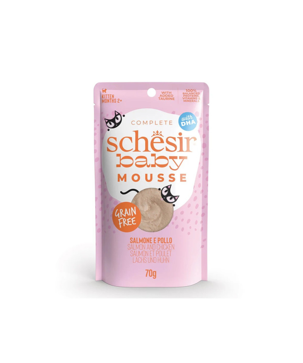 Schesir Baby Mousse Salmone e Pollo