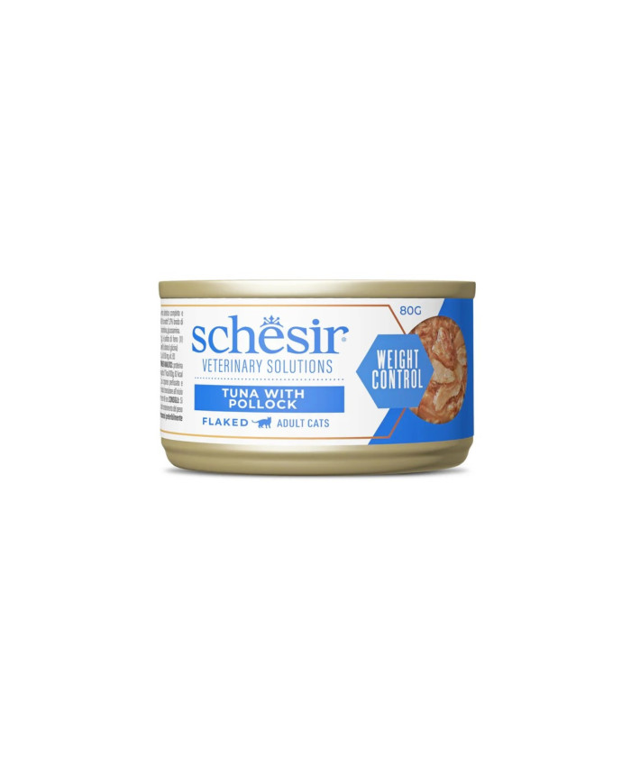 Schesir Veterinary Solution Weight Control Fiocchi Tonnetto e Merluzzo