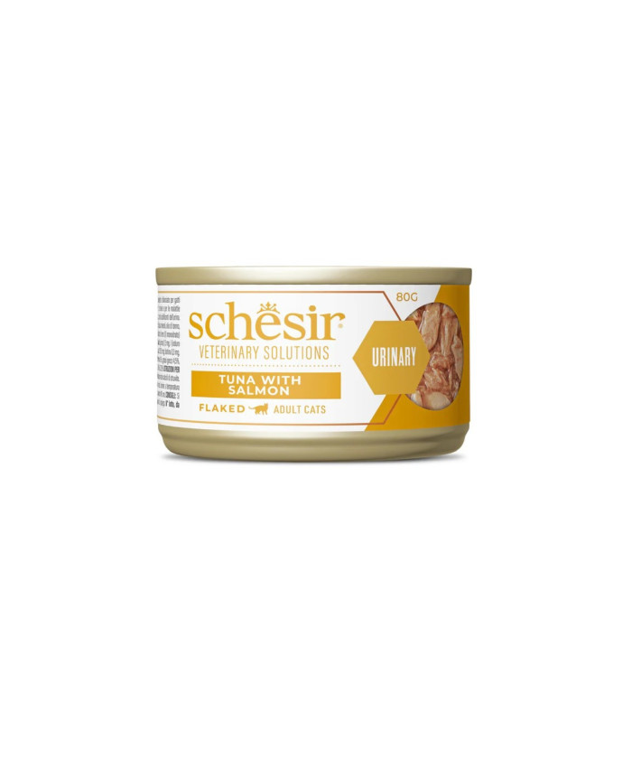 Schesir Veterinary Solution Urinary Fiocchi tonnetto e Salmone