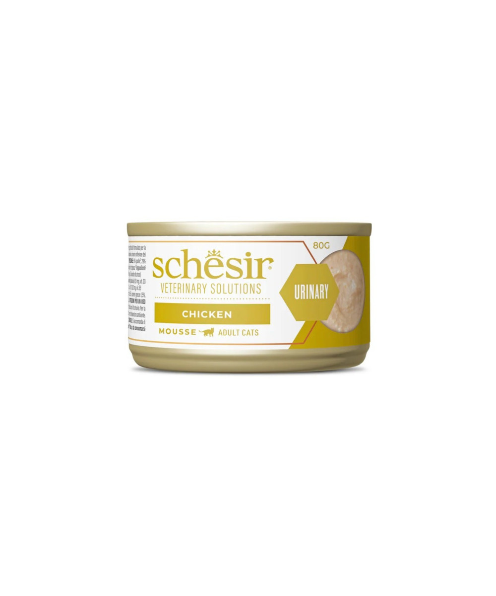 Schesir Veterinary Solution Urinary Mousse Pollo 80 gr.