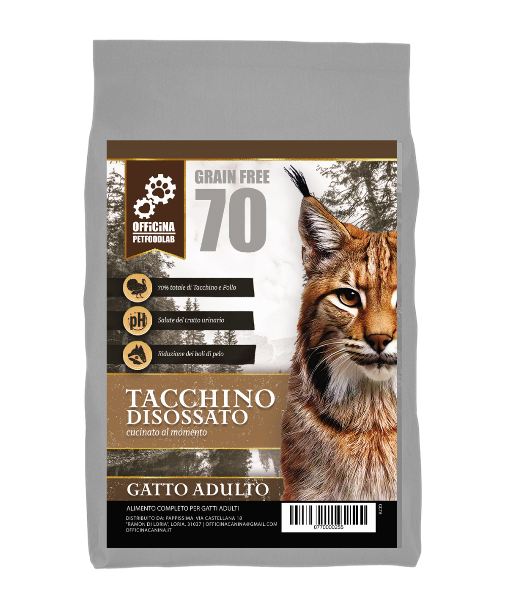 Crocchette per gatti attivi al Tacchino e Pollo